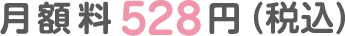 月額料528円(税抜)